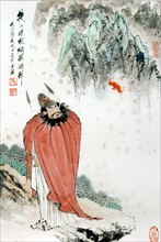 Peinture traditionnelle chinoise - Zhong Kui, le dieu qui capture le fantôme