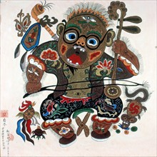 Chinese peasant's painting