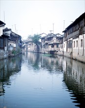 Zhujiajiao, village sur l'eau, sud-ouest de la Chine