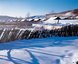 Snowy landscape, Northeast Part of China