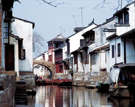 Tongli, village sur l'eau, Chine