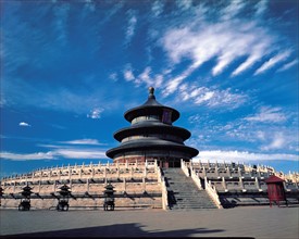 Temple du ciel,  Qiniandian, "Hall de prière pour la bonne moisson", Pékin, Chine