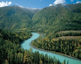 River landscape, China