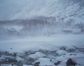 Snowy landscape, China