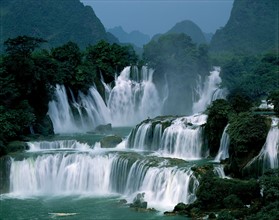 Cascade De Tian, province du Guangxi, Chine