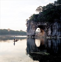Colline du tronc d'éléphant, Guilin, Province du Guangxi, Chine