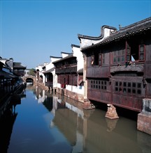 Ville Wu dans la province du Zhejiang, au sud de la rivière Changjiang, Chine