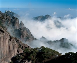 Mont Huangshan, province de l'Anhui, Chine