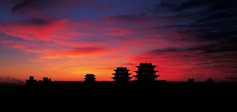 Great Wall, Jiayu Pass, Gansu Province, China