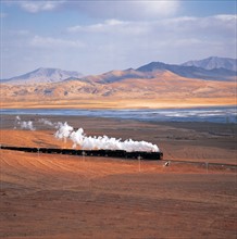 Locomotive à vapeur, nord-est de la Chine
