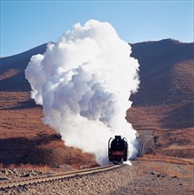 Locomotive à vapeur, nord-est de la Chine