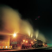 Locomotive à vapeur, nord-est de la Chine