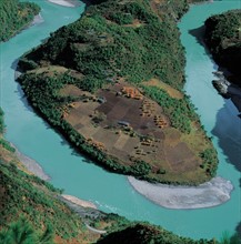 Rivière Nujiang, province du Yunnan, Chine