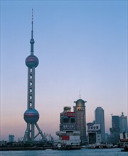 Tour TV Oriental Pearl Tower, Shanghai, Chine