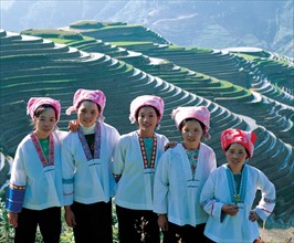 Ethnie Zhuang, Longsheng, province du Guangxi, Chine