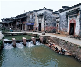 Waterside village, Anhui Province, China