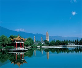Temple Chongsheng, Dali, province du  Yunnan, Chine