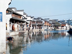 Village sur l'eau, Chine