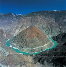 Rivière Jinsha,  province du Yunnan, Chine