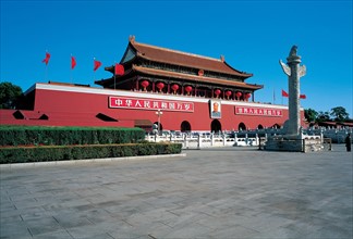 Porte Tian An Men, Pékin, Chine