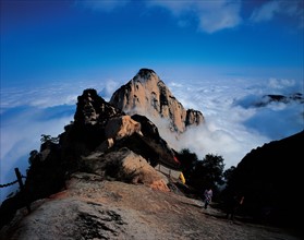 Mont Huashan, province du Shanxi, Chine