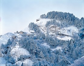 Mont Huashan, versant sud, province du Shanxi, Chine