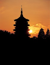 Leifeng Pagoda, West Lake, Hangzhou, Zhejiang province, China