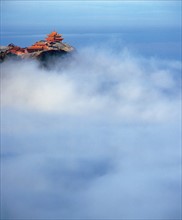 Mont Emei, Sommet d'or, province du Sichuan, Chine