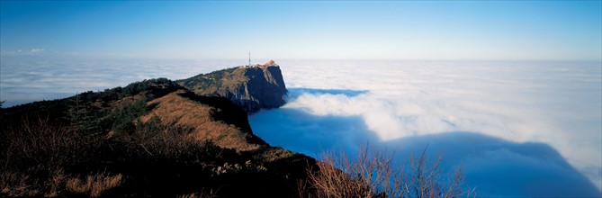 Mont Emei, Sommet d'or, Sichuan Province, Chine