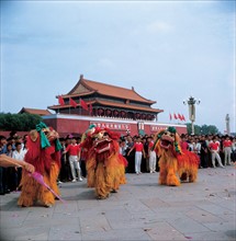 Place Tian'an men, Pékin, Chine