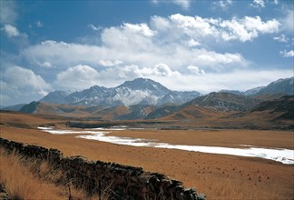 Montagne, Tibet, Chine