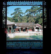 Palais d'été, Pékin, XieQu Yuan, jardin de la joie et de l'harmonie, Chine