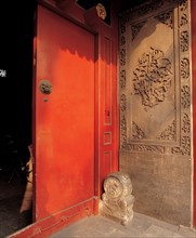 Complexe de maisons traditionnelles à Pékin, Chine