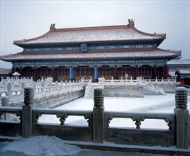 Huangji Dian, Hall of Imperial Absolute, Forbidden City, Beijing, China