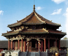 Palais Impérial de Shenyang, Dazheng (salle d'apparat), province du Liaoning, Chine