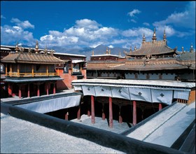 Palais Blanc, Palais du Potala, Tibet, Chine