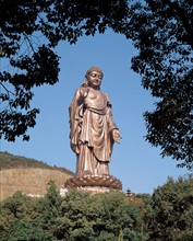 Statue de Bouddha, près du Mont Lingshan, Wuxi, province du Jiangsu, Chine