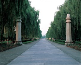 Tombe Ming, la Voie Sacrée, Pékin, Chine