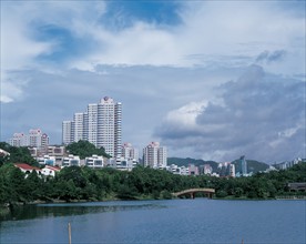 Paysage urbain de la muncipalité de Chongqing, Chine