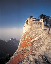 Pic ouest du Mont Huashan, Shanxi, Chine