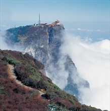 Le temple Wannan du Mont Emei, Chine
