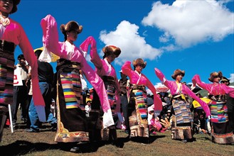 Ethnie Zang, Tibet, Chine