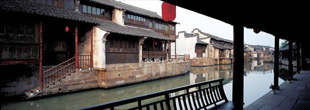 Village sur l'eau, Chine