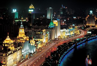 Shanghaï la nuit, Chine