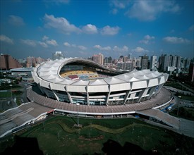 Le gymnase de Shanghaï, Chine