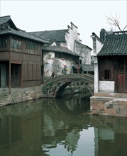 Pont en pierre, sud de la rivière Changjiang, Chine
