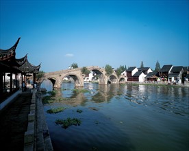 Pont à Shanghaï, Chine