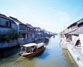 Waterside village, China