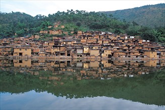 Yunnan Province, Yuan River, Yi Ethnic residence, China