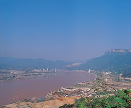 Le fleuve Changjiang, Chine